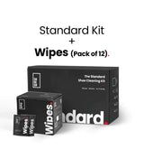 Standard Shoe Cleaning Kit + Wipes (Pack of 12)