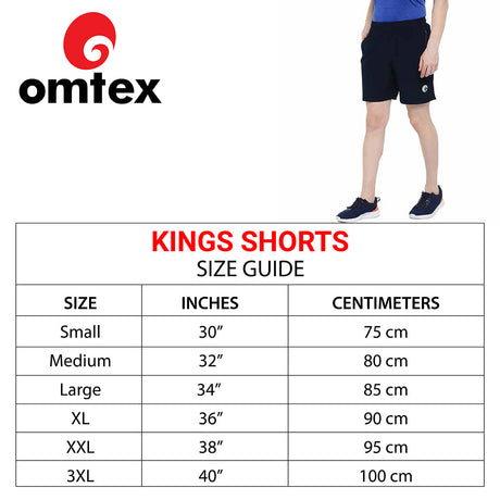 Kings Shorts Navy Blue | Omtex