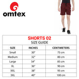 Omtex Shorts for Men - Red
