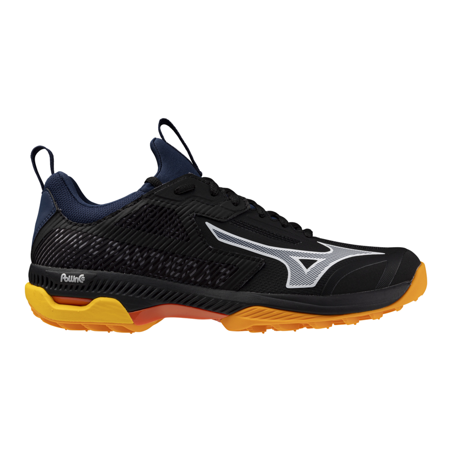 MIZUNO WAVE PANTHERA 2 ASTRO TURF HOCKEY SHOES – BLACK