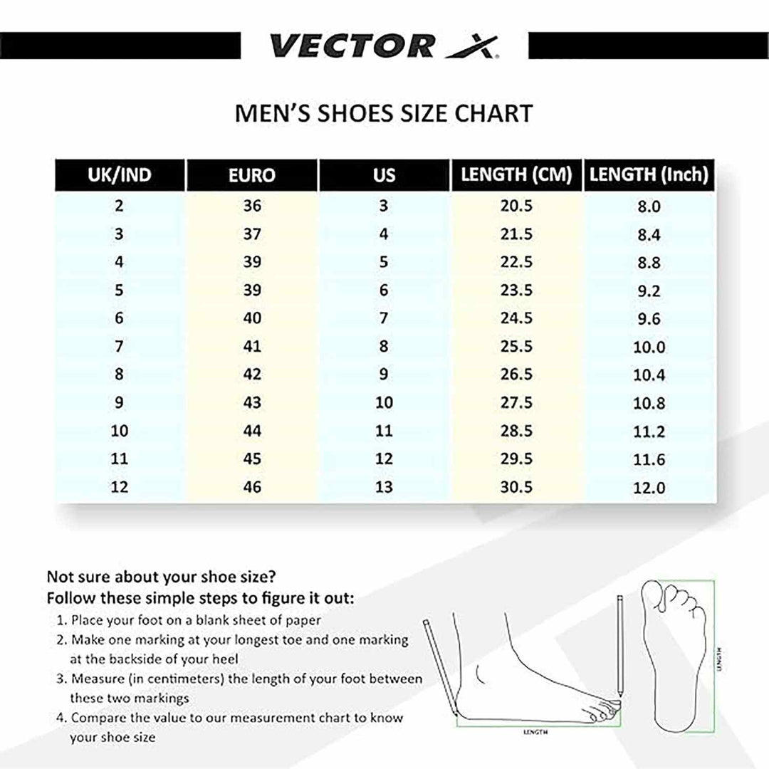 Vector X Trigger Football Shoe/Studs, Double Colored TPU Sole, Padded Footbed, Premoulded Heel Shoe for Men