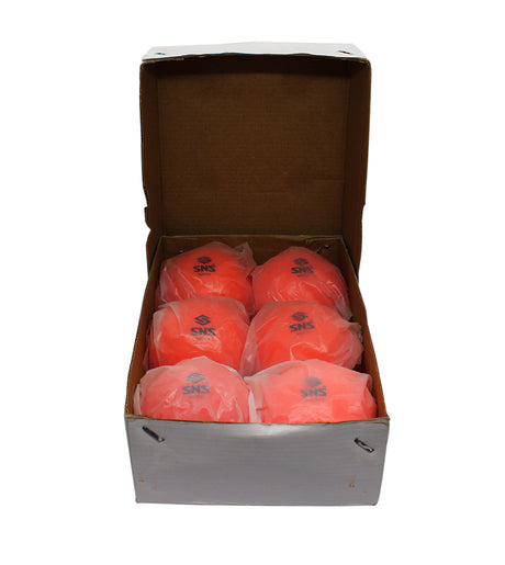 SNS Match Dimple Hockey Balls – Box of 6 (Orange) | SNS Hockey