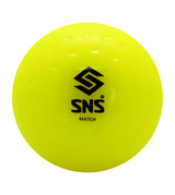 SNS Match Dimple Hockey Balls – Box of 6 (Yellow)
