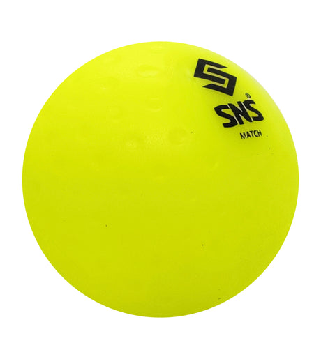 SNS Match Dimple Hockey Balls – Box of 6 (Yellow) | SNS Hockey