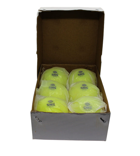 SNS Match Dimple Hockey Balls – Box of 6 (Yellow) | SNS Hockey