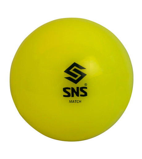 SNS Match Smooth Hockey Balls – Box of 6 (Yellow) | SNS Hockey
