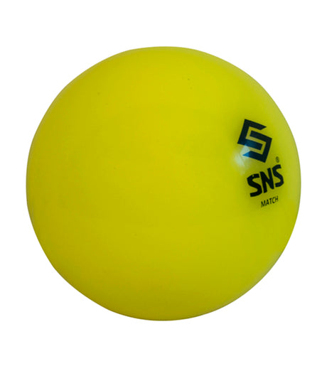 SNS Match Smooth Hockey Balls – Box of 6 (Yellow) | SNS Hockey