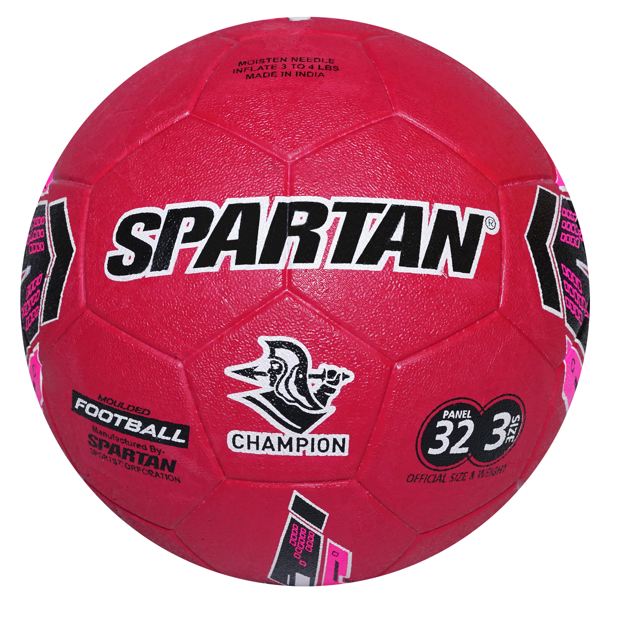 SPARTAN CHAMPION RUBBER MOULDED MULTI COLOUR FOOTBALL MACHINE