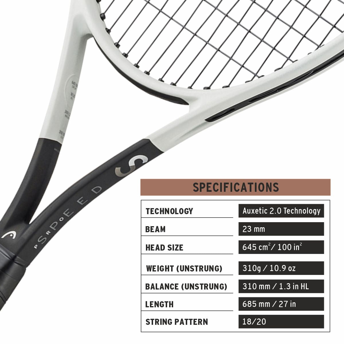 Head Speed Pro 2024 Auxetic 2.0 Racquet | KIBI Sports – KIBI SPORTS