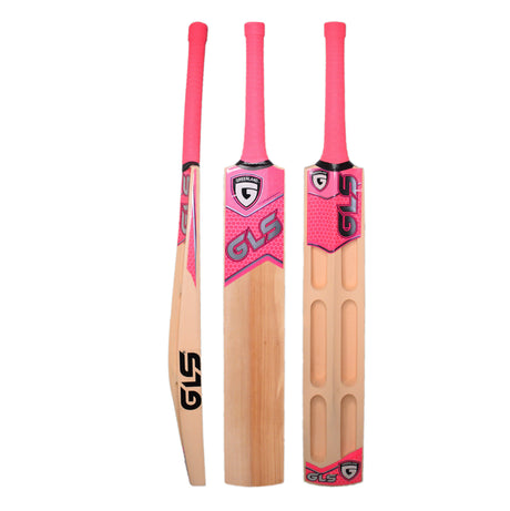 GLS Super R3 Kashmir Willow Scoop Bat For Hard Tennis Ball Play | Greenland Enterprises (Gls Sports)