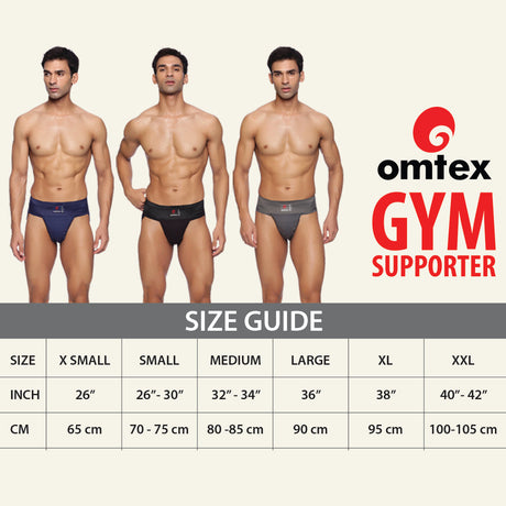 Gym Jockstrap Supporter Grey P2 | Omtex