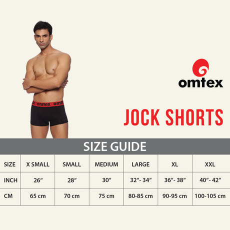 Omtex Jock Shorts Supporter Pack Of 2 | Omtex