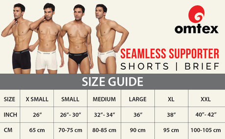 V Seamless Brief Supporter White P2 | Omtex
