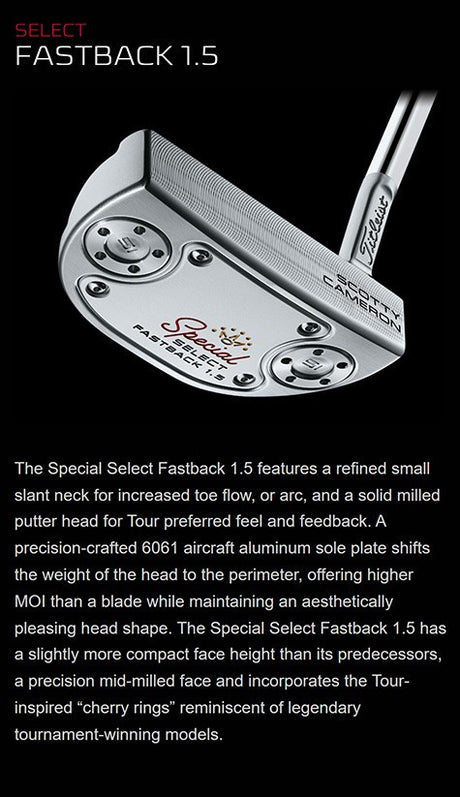 Scotty Cameron Special Select Fastback 1.5 Putter