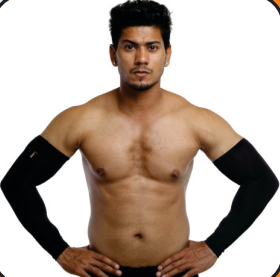 548-D, ELBOW SLEEVES (DOTTED)
