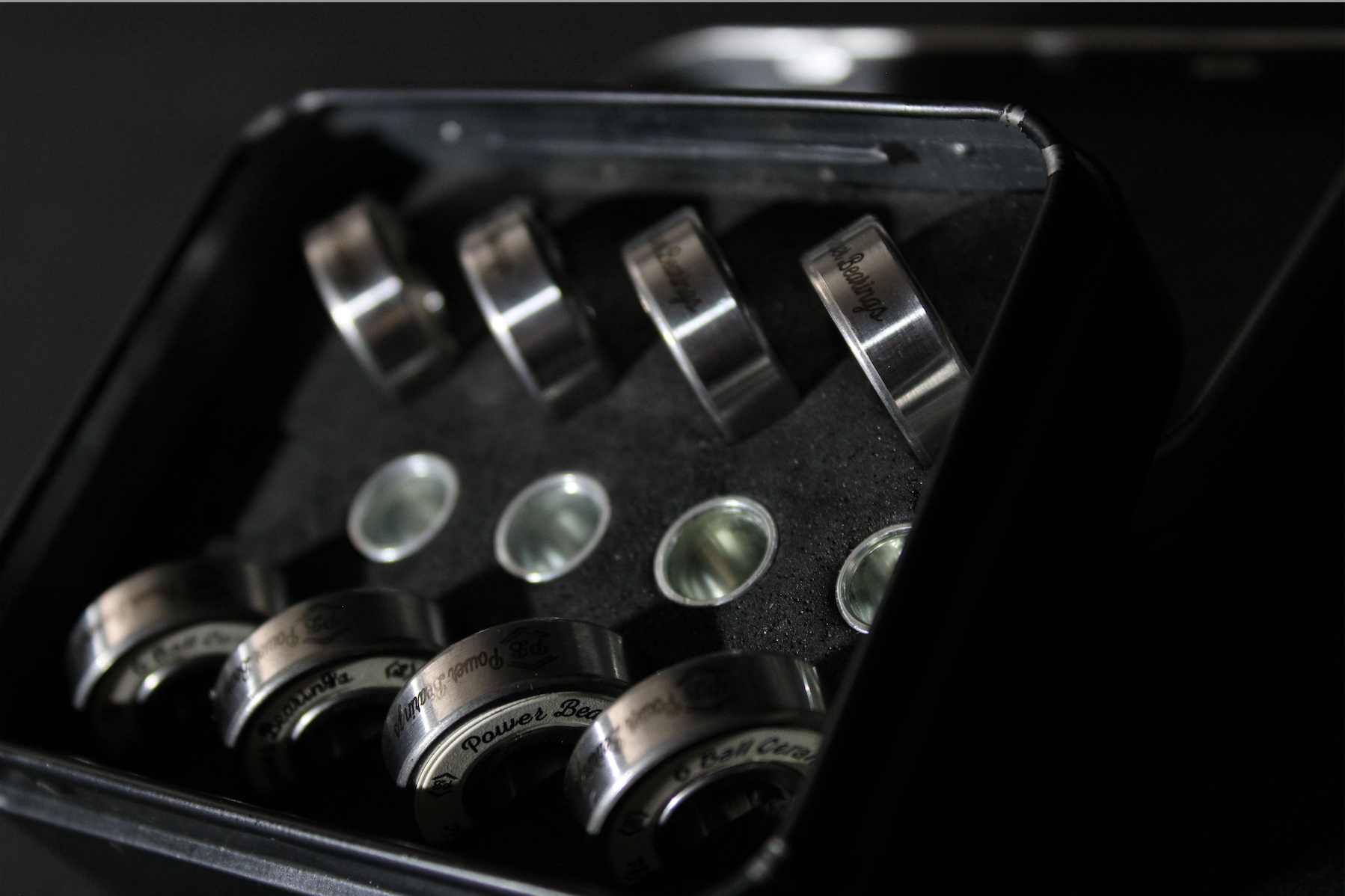 Power Bearings 6-Ball Ceramic inline skate bearings