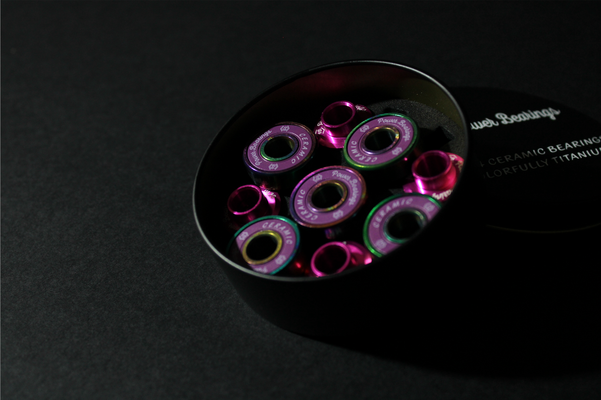 Power Bearings Colorfull Titanium Ceramic