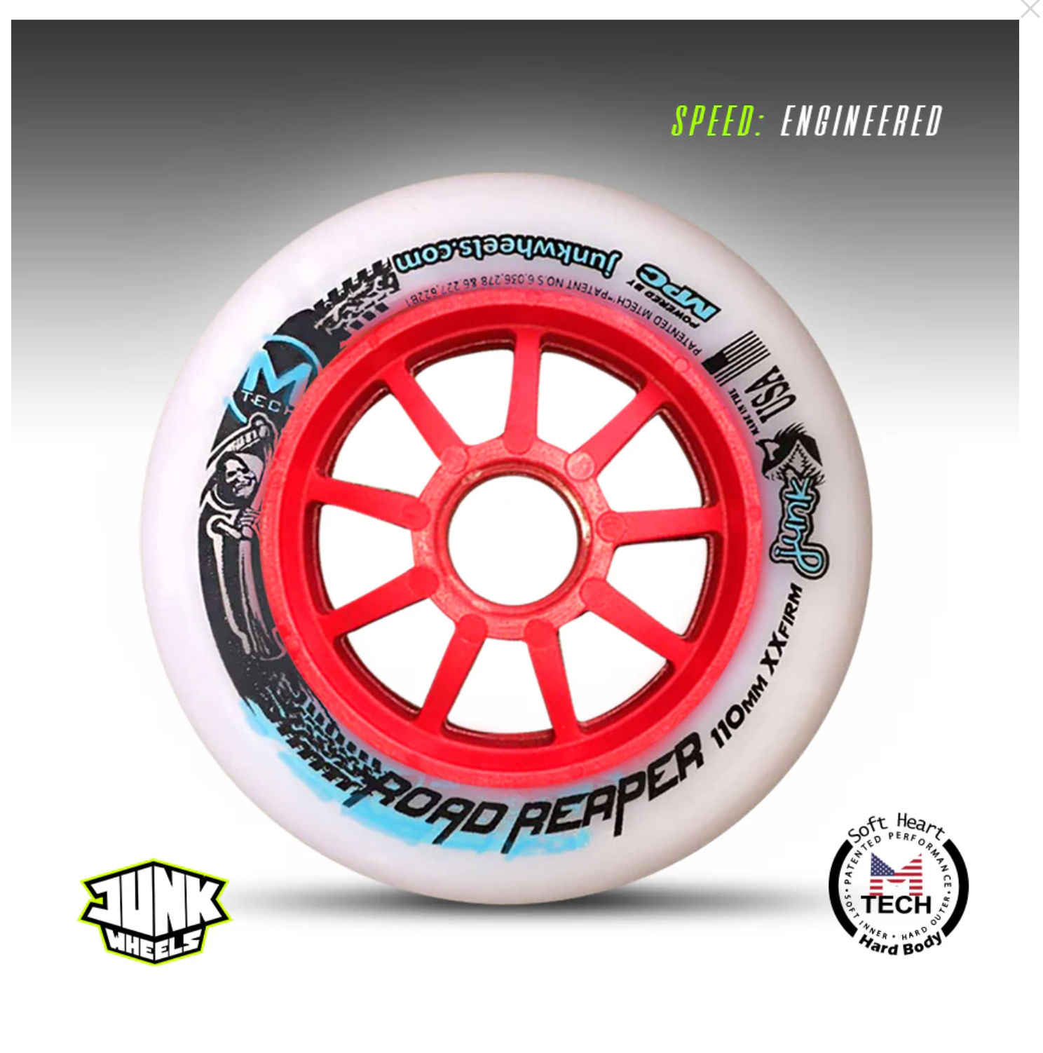 JUNK ROAD REAPER 110 XXFIRM Wheels Set Of 8