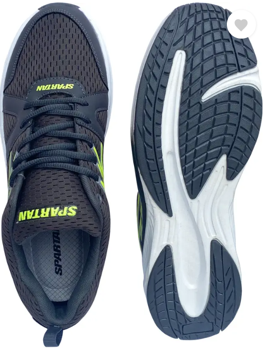 Black & Green Spartan X10 JS 180 Jogging Shoes | KIBI SPORTS