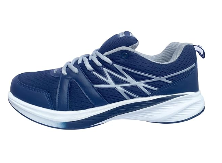 Blue & White Spartan X10 JS 180 Jogging Shoes | KIBI SPORTS