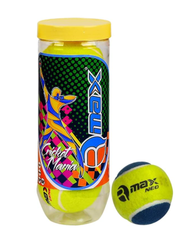 RMAX Neo Heavy Cricket Tennis Ball (Pack of 6) | Kibi Sports