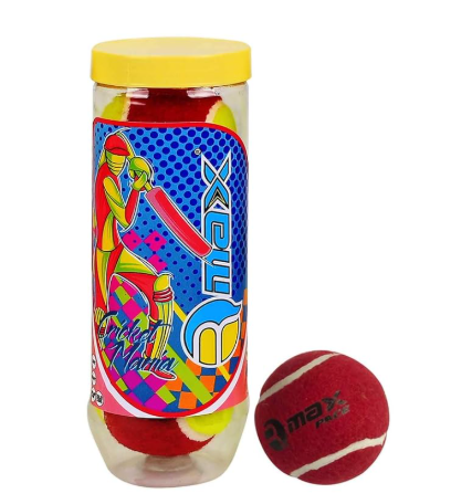 RMAX Cricket Tennis Ball (Pack of 6)   | Kibi Sports