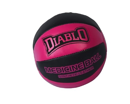 DIABLO Genuine/Synthetic Leather No Bounce Medicine Ball  (1KG, 2KG, 3KG, 4KG, 5KG, 6KG, 7KG, 8KG, 9KG, 10KG)| Kibi Sports