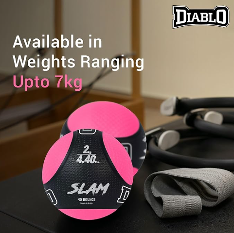 DIABLO Slam Ball/Dead Bounce Ball 2 Kg, 7 Kg | Kibi Sports