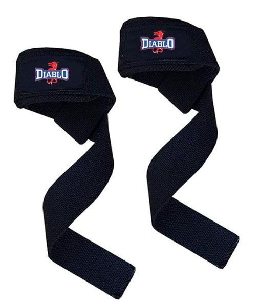 DIABLO Cotton Gym Support/Weight Lifting Hand Bar Strap | Kibi Sports