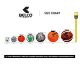 Belco Sports Diablo-II Blue 4Ply 1.4m PU 6 Panel Football Size 5 | Kibi Sports