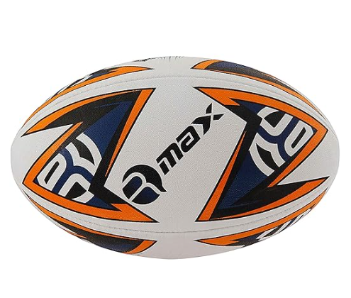 Belco Sports RUGAIR 3Ply Synthetic Rubber Top Grade Rugby Ball Size 5 | Kibi Sports