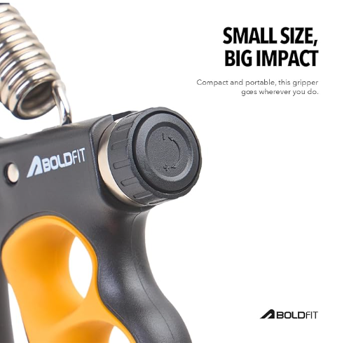Boldfit Hand Gripper 100kg Adjustable Hand Grip | Kibi Sports