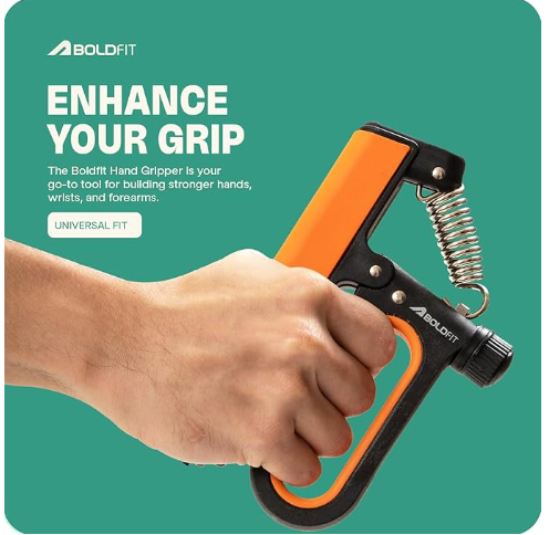 Boldfit Heavy Hand Gripper 120 Kg Hand Grip | Kibi Sports
