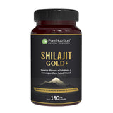 Shilajit Gold with Gokhru, Ashwagandha, Safed Musali, and Shatavari -Capsules | Supports Vitality and Wellness