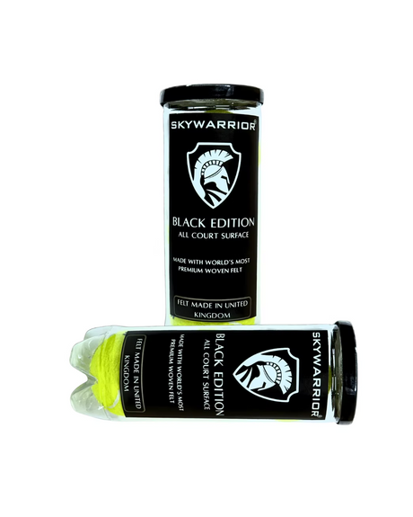 SKYWARRIOR Black Edition Tennis Ball Can (3 Balls) | Noah Sports