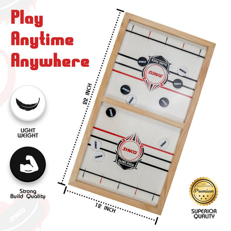 Synco Sling Puck Game | wooden Game for Kids & Adults
