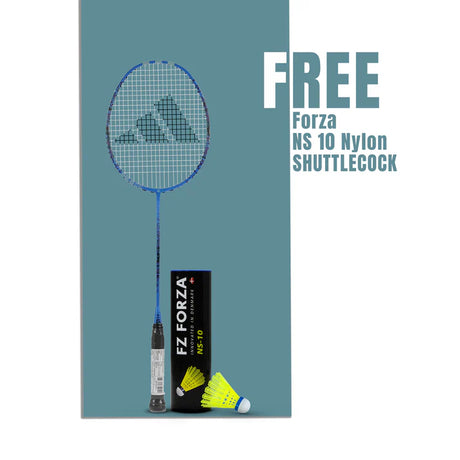 True Blue Spieler E08.1 G5 Strung with Badminton Racket Sack Adidas | KIBI SPORTS