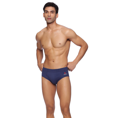 Omtex Cricket Sports Brief Navy Blue