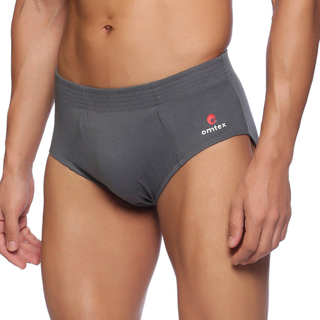 Cricket Sports Brief Grey P2 | Omtex