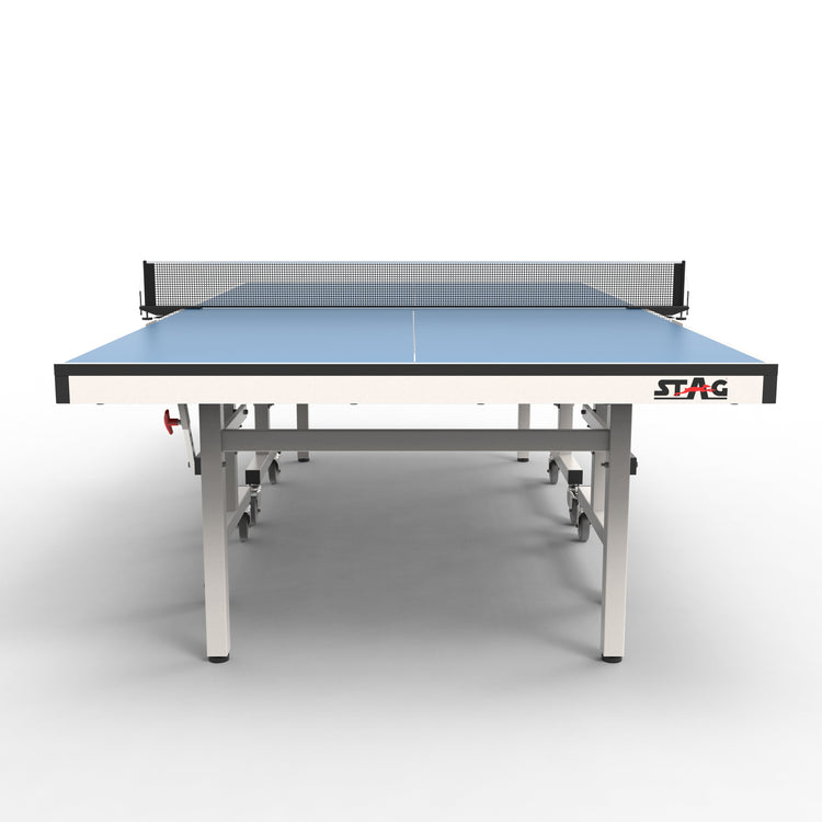 STAG GLOBAL Americas 16 Table Tennis Table 25mm Top (ITTF-Approved) Table with 2 TT Rackets, 6 Balls, 1 Table Cover & Clamp Net