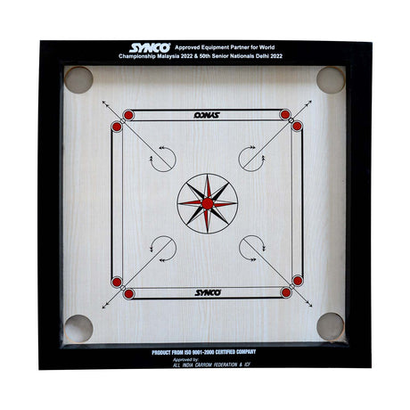 Synco 20 Inch Chakri Carrom Board for kids - Sports Equipment