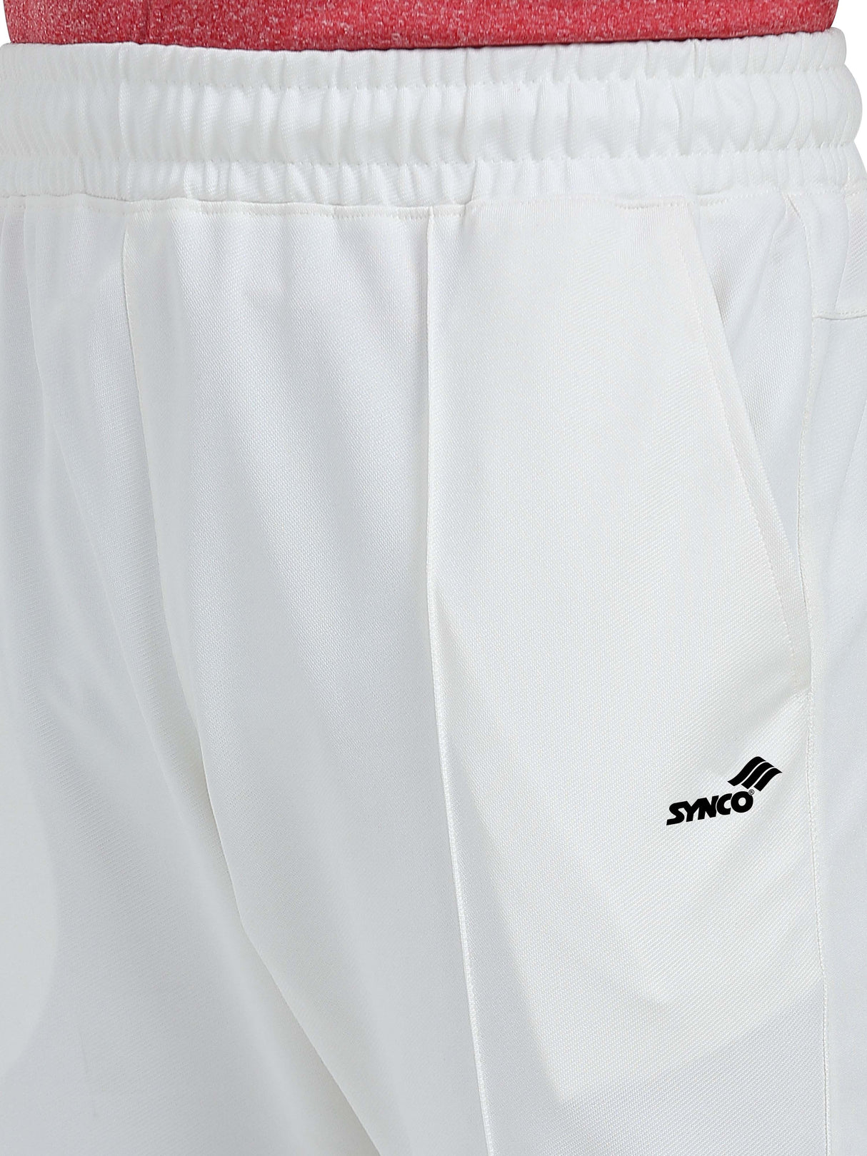 Synco Aeris Performance Trackpant for Men (White) - Ideal for Activewear, Running, Gymwear