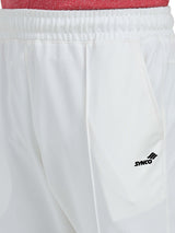 Synco Aeris Performance Trackpant for Men (White) - Ideal for Activewear, Running, Gymwear