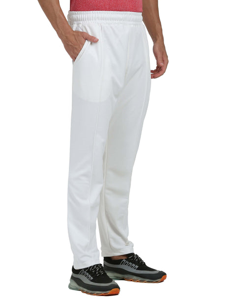 Synco Aeris Performance Trackpant for Men (White) - Ideal for Activewear, Running, Gymwear