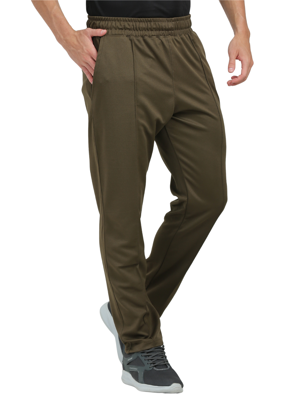 Synco Aeris Performance Trackpant for Men (Olive Green) - Ideal for Activewear, Running, Gymwear