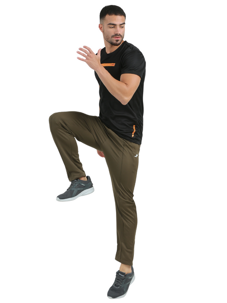 Synco Aeris Performance Trackpant for Men (Olive Green) - Ideal for Activewear, Running, Gymwear