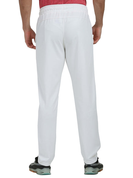 Synco Aeris Performance Trackpant for Men (White) - Ideal for Activewear, Running, Gymwear