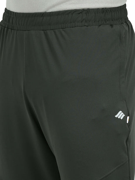 Synco AeroMove Trackpant for Men (Olive Green) - Ideal for Activewear, Running, Gymwear