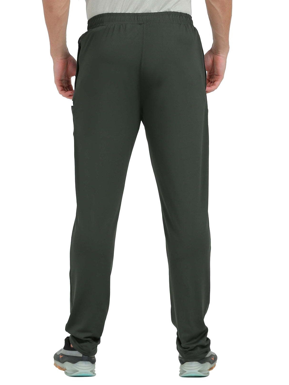 Synco AeroMove Trackpant for Men (Olive Green) - Ideal for Activewear, Running, Gymwear