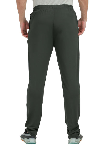 Synco AeroMove Trackpant for Men (Olive Green) - Ideal for Activewear, Running, Gymwear